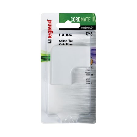 Cordmate Ii Legrand CordMate II Flat Elbow 1 pk C56